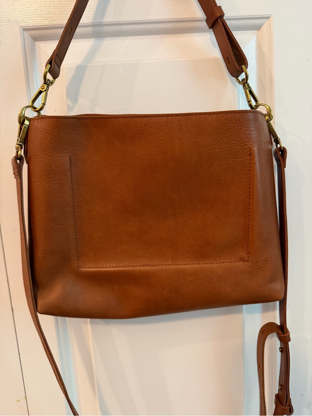 Madewell The Transport Shoulder Crossbody Bag - English Saddle - Picture 4 of 9
